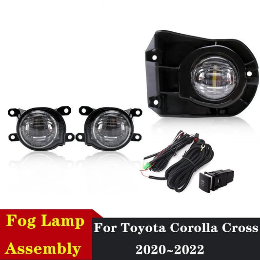 Kit Completo de Luces Antiniebla LED para Toyota Corolla Cross 2020-2023 con Interruptor y Cableado